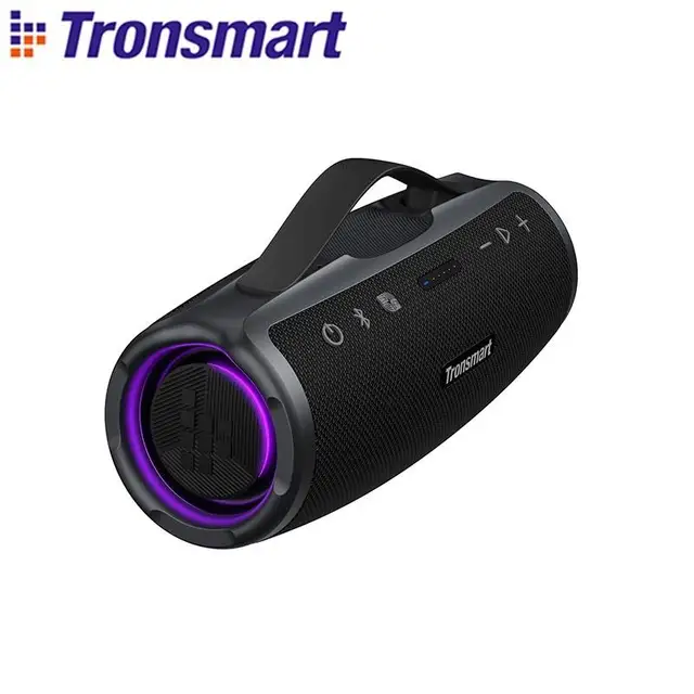 Top Tronsmart Mirtune S100 Speaker 50W Bluetooth Speaker with IPX7 Waterproof, APP Control, Built-in Powerbank & Retractable 3