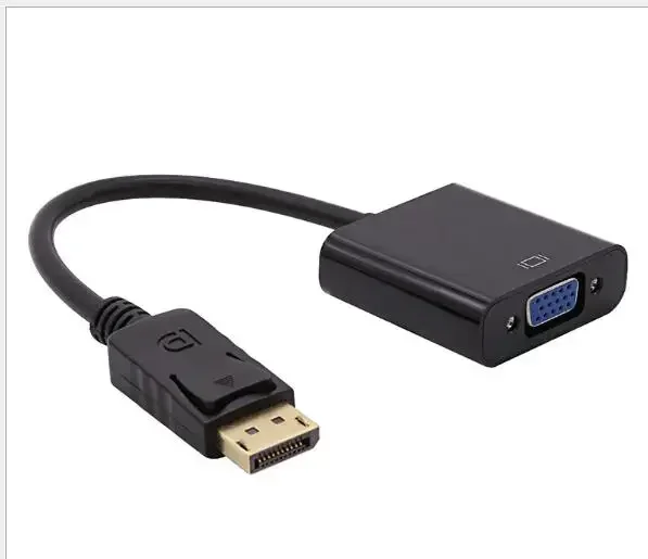 DP To VGA DisplayPort Male To VGA Female Converter Adapter Cable 1080P For TV Laptop Computer Projector hdmi to vga adapter cable displayport to vga adapter cable