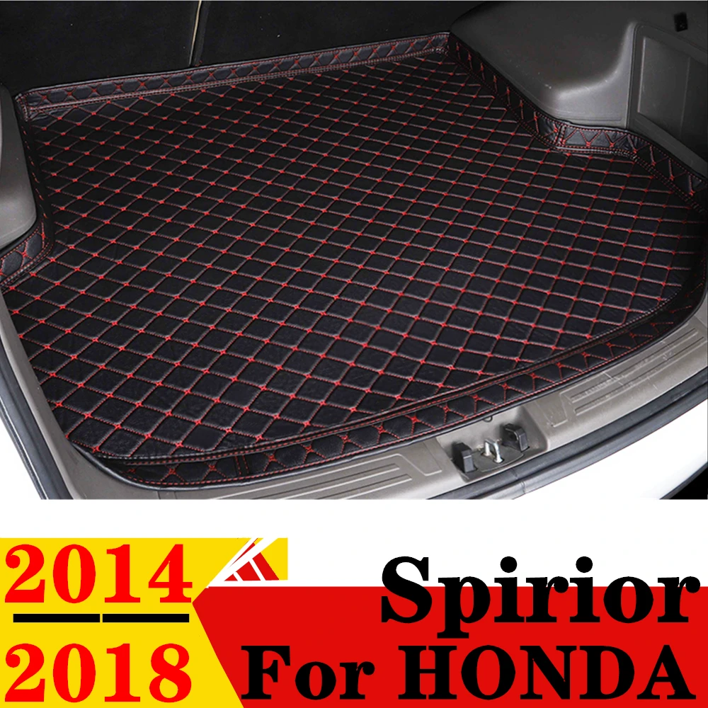

Высококачественный коврик для багажника автомобиля для HONDA Spirior 2018 2017 2016 2015 2014 XPE, кожаный задний багажник, коврик для багажа, Задняя подкладка для груза