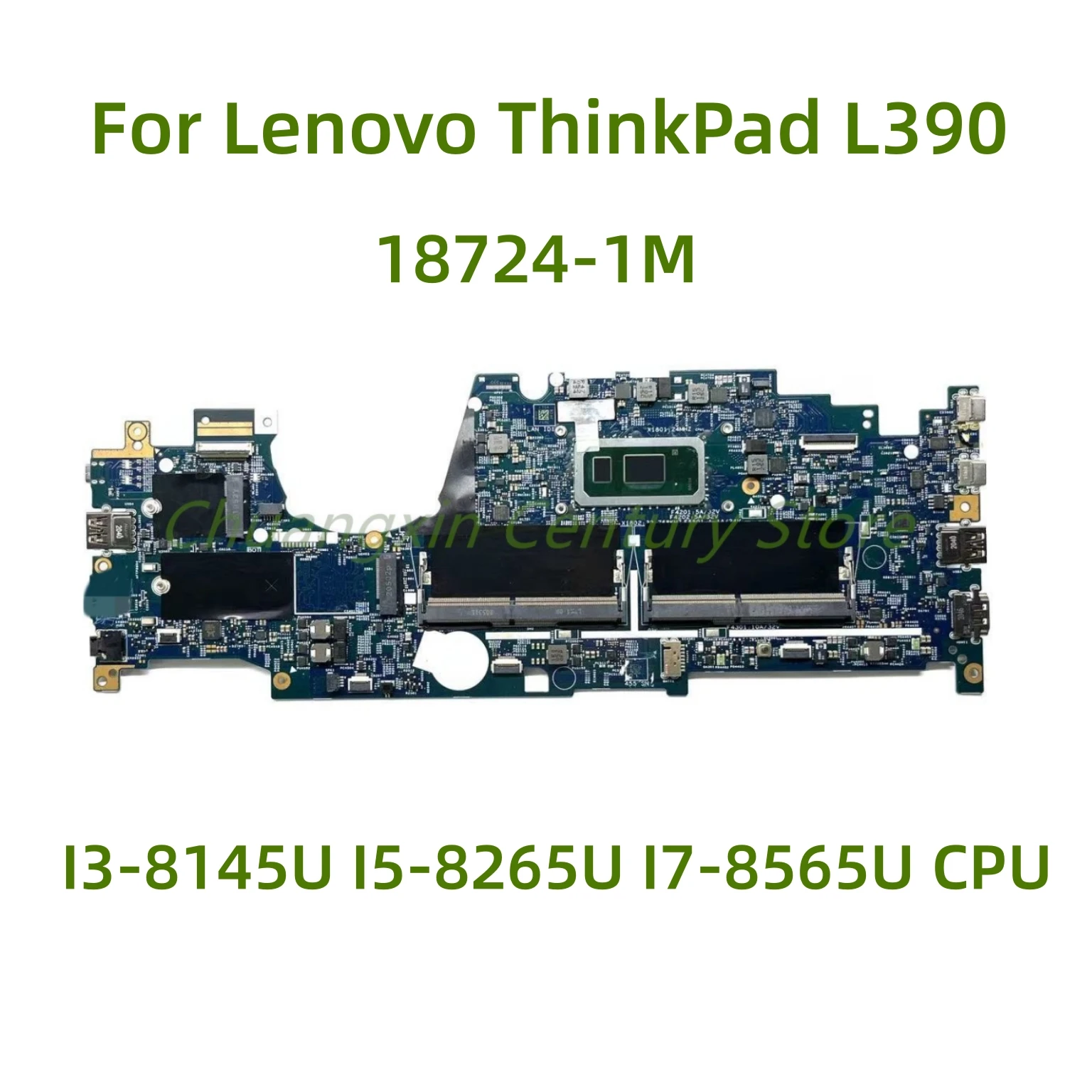 

18724-1M for Lenovo Laptop L390 Main Board with I3-8145U I5-8265U I7-8565U CPU 100% Test OK Shipping