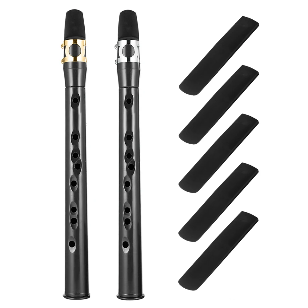 Mini Bb Saxophone Alto Mouthpiece Pocket Sax with 5 Reeds Woodwind Instruments