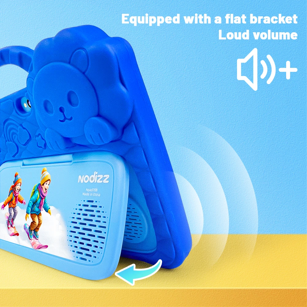 2025 New NPad 708 Kids Tablet 7.1 inch 4K HD IPS Android 14