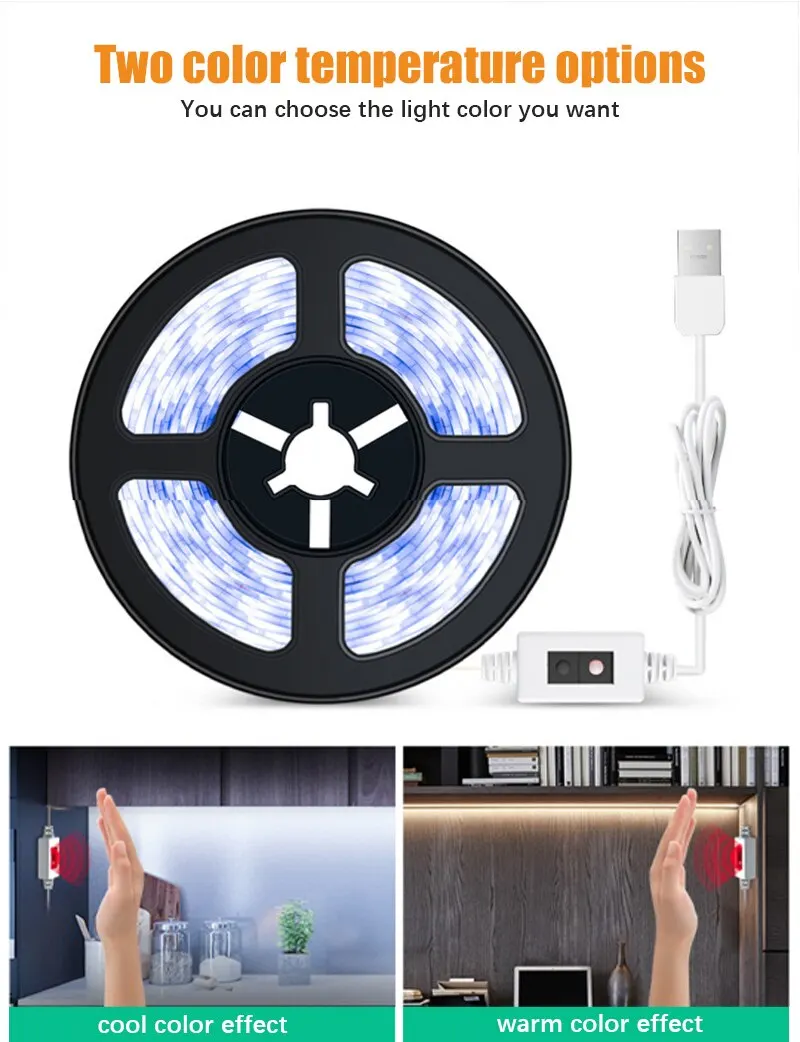 Motion-Activated LED Strip Light 6