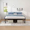 Metal Bed Frame,Queen Size Bed Frame with Storage Space,Heavy Duty Sturdy Mattress Foundation 2