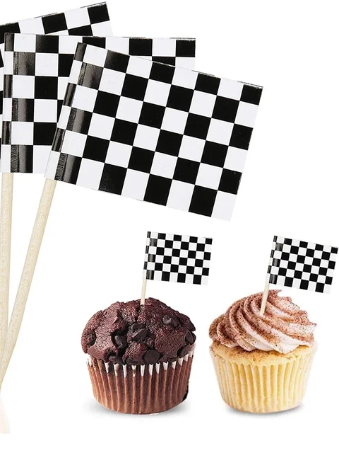 Tovaglia A Scacchi Bianco E Nero Per Feste - 3 Pezzi, 274x137 Cm Ciascuna | In Plastica PEVA, Usa E Getta