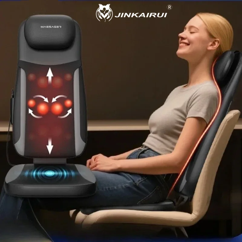 Massage Cushion for Neck and Back with Kneading and Vibration