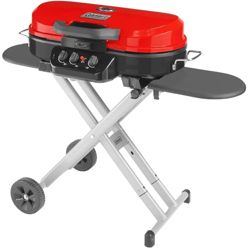 

Coleman Roadtrip 285 Portable Stand-Up Propane Grill, Gas Grill with 3 Adjustable Burners & Instastart Push-Button Ignition