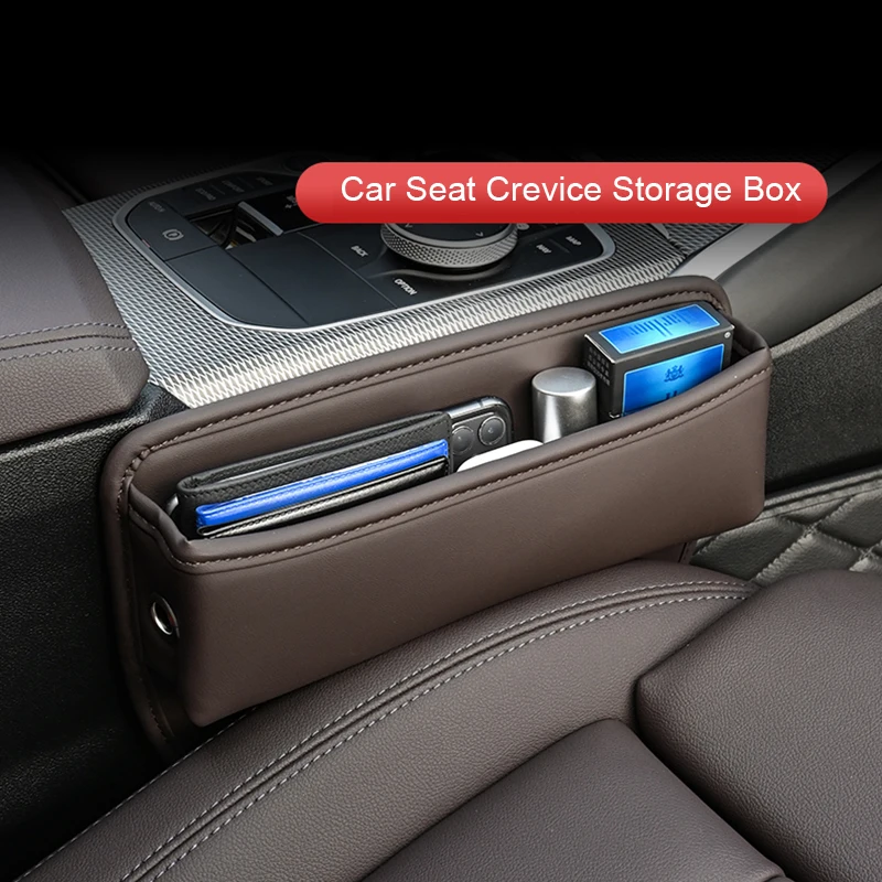 

Car Seat Crevice Storage Box Pocket For BMW 5 Series E39 E60 E61 F07 F10 F11 F18 G30 G31 G38 F90 M5 525i 530i 540i Accessories