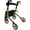 Rollator Folding Walker Portable Patient Adjustable Walker Rollator Shopping Cart Medical Outdoor Rollator Walker With Seat 6