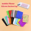 Silicone Suction Phone Holder Multifunctional Suction Cup Mat Wall Stand Anti-Slip Single Sided Case Mount Back Stickers 1