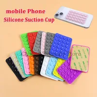 Silicone Suction Phone Holder Multifunctional Suction Cup Mat Wall Stand Anti-Slip Single Sided Case Mount Back Stickers 1