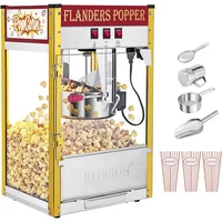 ROVSUN Popcorn Machine with 8 Ounce Kettle Makes Up to 32 Cups, Commercial Popcorn Machine Countertop Popcorn 1
