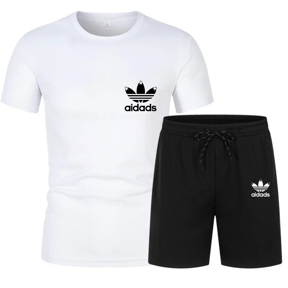 Summer Men's Sets 2024 Fashion Tracksuit Men Short Sleeve T Shirts+Sport Shorts Suit Men Casual Men Clothing Mens Joggers Sets