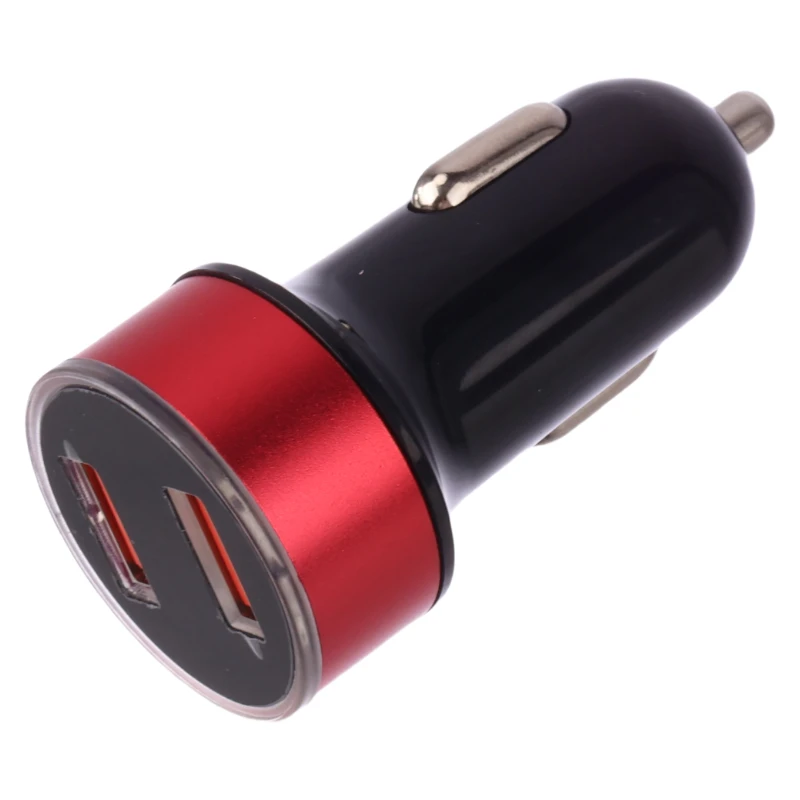 Dual-Port Fast Charging Car Charger: USB A & USB C Quick Charge Adapter