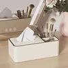 Decorative tissue box，high appearance level light luxury leather tissue box used in hotels, living rooms, office, princess room 2