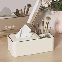 Decorative tissue box，high appearance level light luxury leather tissue box used in hotels, living rooms, office, princess room 2