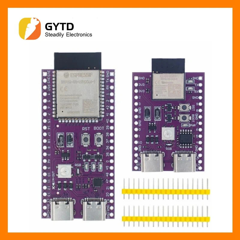 Scheda Di Sviluppo Esp32/ Esp32-S3/Esp32-C3 Dual Type-C Esp32-C3-Devkitm-1 Esp32-C3-Mini-1 Esp32-S3-Devkitc-1 N16R8 N8R2