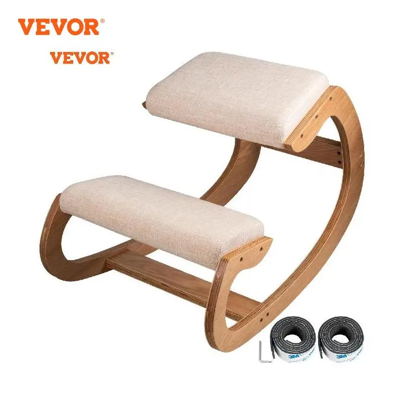 VEVOR Ergonomic Kneeling Chair Heavy Duty Posture Kneeling Stool Home Office Stool Chair Fitness Body Shaping Assistance Aids