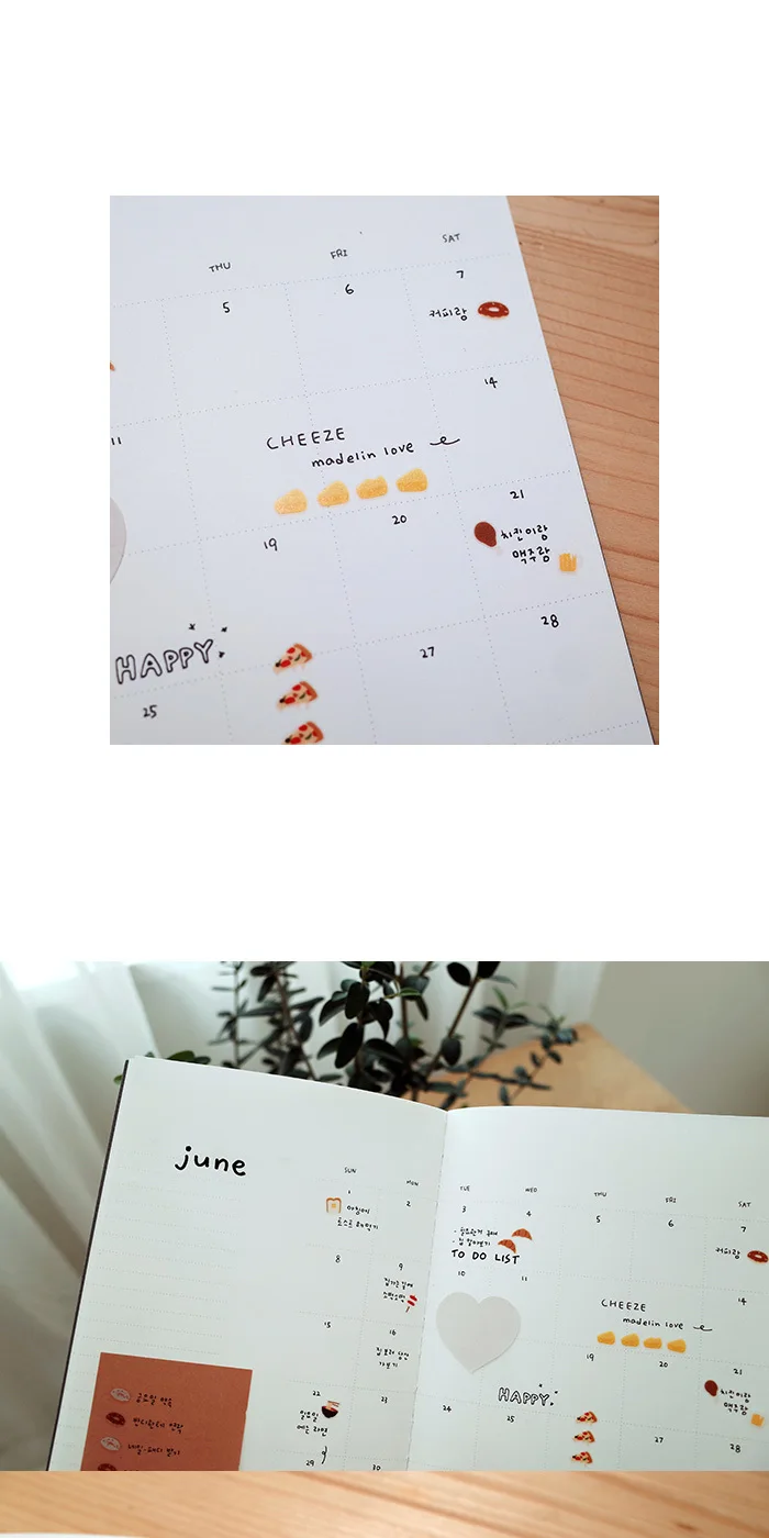 Koreanische Import Suatelier Mini Happy Daily Life Lebensmittel Tiere Aufkleber Scrapbooking Diy Journaling Tagebuch Schreibwaren Aufkleber Schule – Detail 31