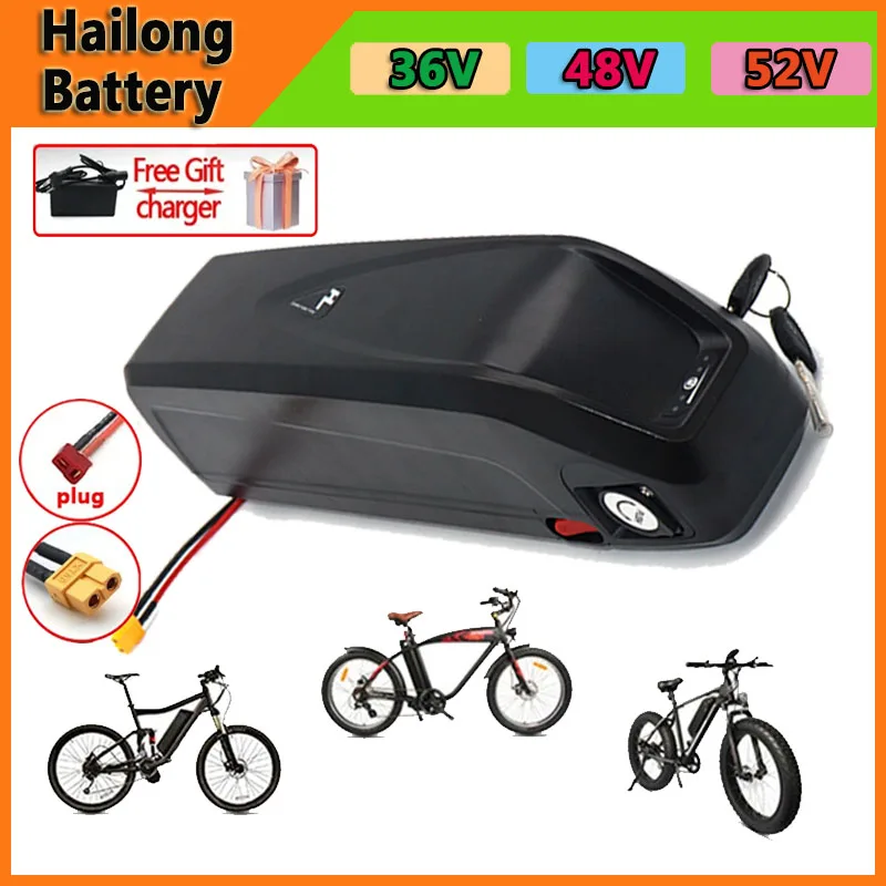 Utilizzato Per Sea Dragon 36V 48V 52V 30Ah Batteria Ebike 18650 Cell 30A Bms 350W 500W 1000W Spedizione Gratuita E Caricatore Regalo Duty-Free