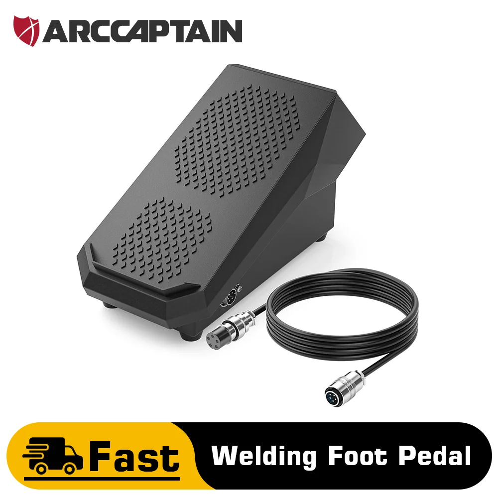 AIXZGLOBAL Pedale Per Saldatura TIG A 5 Pin: Telecomando Per AIT200P ACDC / AIT 250P ACDC, Regolazione Ampere 0-200 - 2