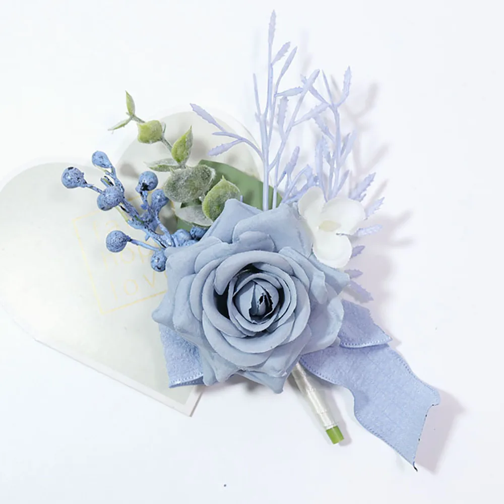 Buy Flower Corsage Wedding, Handgelenk Corsage, Bridal Corsage Flower, Blue Flower  Wrist Corsage, Delicate Corsage, Small Wrist Corsage Girl Online in India -  Etsy