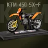 450 SX-F Alloy Motorcycle Model 1:18 Diecasts Portable Racing Finger Motobike Simulation Collection Toys For Children 1