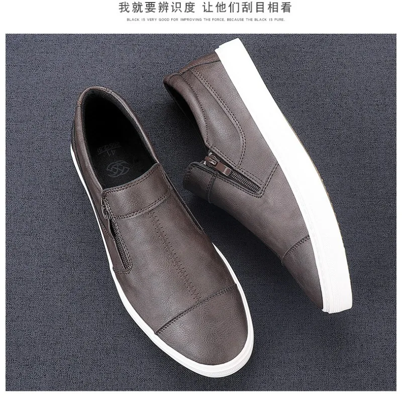 Shoes Man 2024 Trend High Quality Leather Casual Shoes Luxury Comfortable Loafers Fashion Moccasins Flats Men Driving Shoes 4