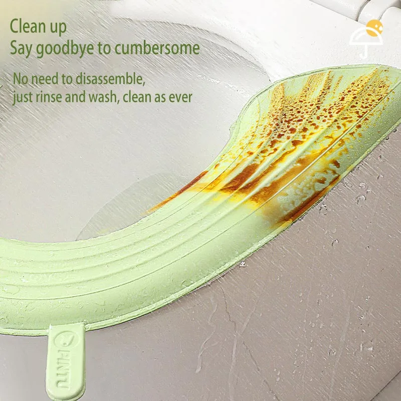 Toilet Seat Cover Pads, 1 stuks Waterdichte Toilet Seat Soft Warm Herbruikbare Toilet Seat Cleaning Kussen Toilet Cover Mat Badkamer Decoratie Accessoires (Color : Blue 1PCS) (Color : Green 1pcs
