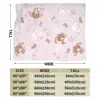 Cartoon Sugarbunnies Blanket  Fleece Awesome Soft Throw Blankets for Bedspread  Winter 5