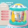 Baby multifunctional light and music hand drum, rotating projection drum early education machine, educational toy 1