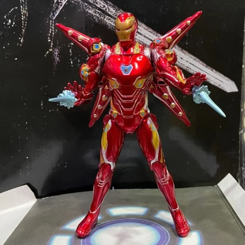 Iron Man Figurine Spider Man Green Giant Anti Hulk Giunti Mobili Revenge Alliance Anime Toy Ornaments