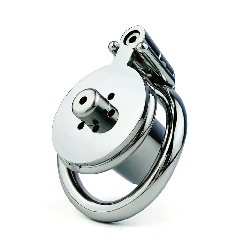 Men's Wear Button Ding Hidden Lock Negative Pole Number Lock Penis Cage Male Exercise Device Anti-escape-penis chastity cage,chastity lock sex toy