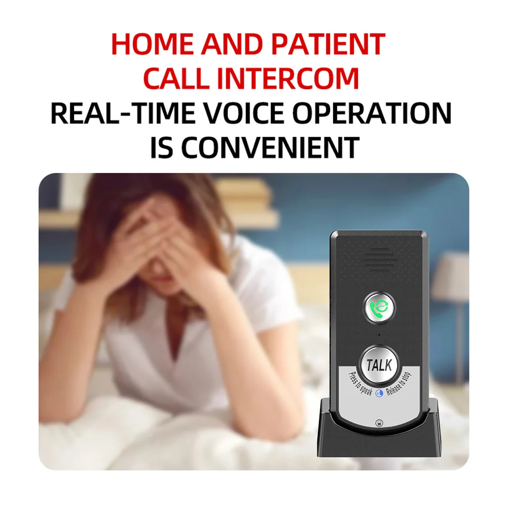 Wireless Intercoms for Home Voice Bidirectional Caller Ultra Long Distance Wireless Voice Interphone Elderly Caller