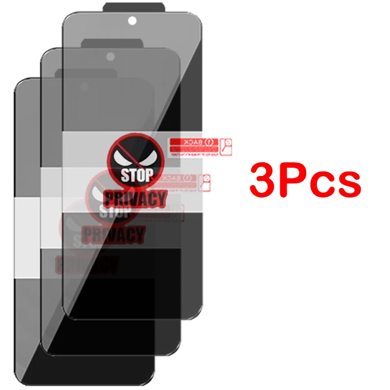 Privacy Anti-Spy Peeping Screen Protector and Camera Lens Film Set - HD Transparent Clear