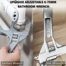 

Adjustable Wrench Universal Monkey Spanner Multi-function Nut Tools Wrench plumbing Hand Large Pipe Open Spanner Bathroom S P9M9