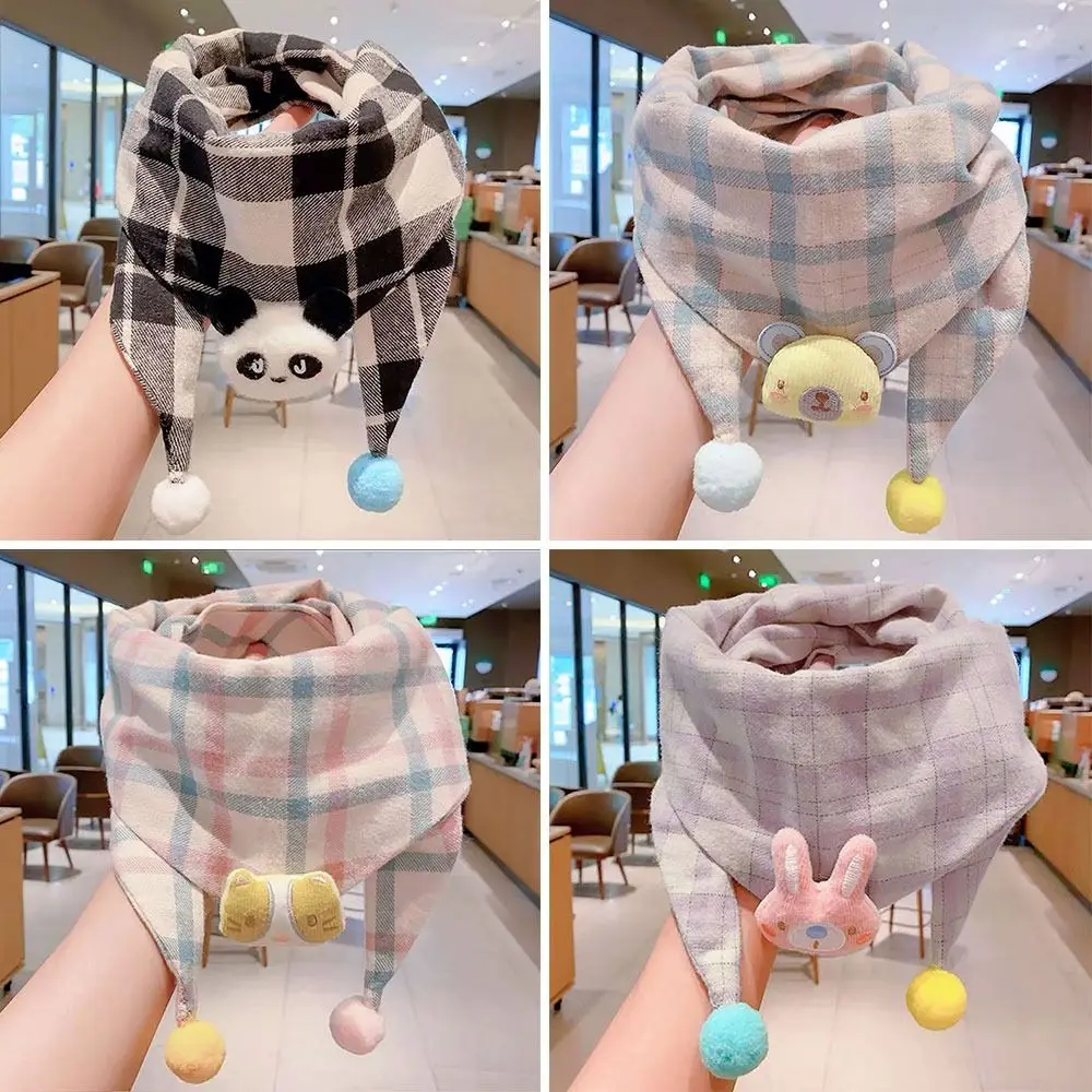 1-10 Years Old Winter Cotton Kids Winter Scarf Windproof Warm Children Neck Warmer Cartoon Soft Neckerchief for Baby Boys Girls
