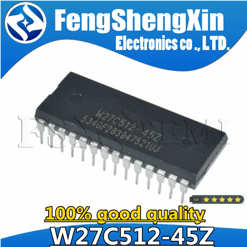 

5pcs W27C512-45Z DIP-28 W27C512 W27C51-45 EPROM IC
