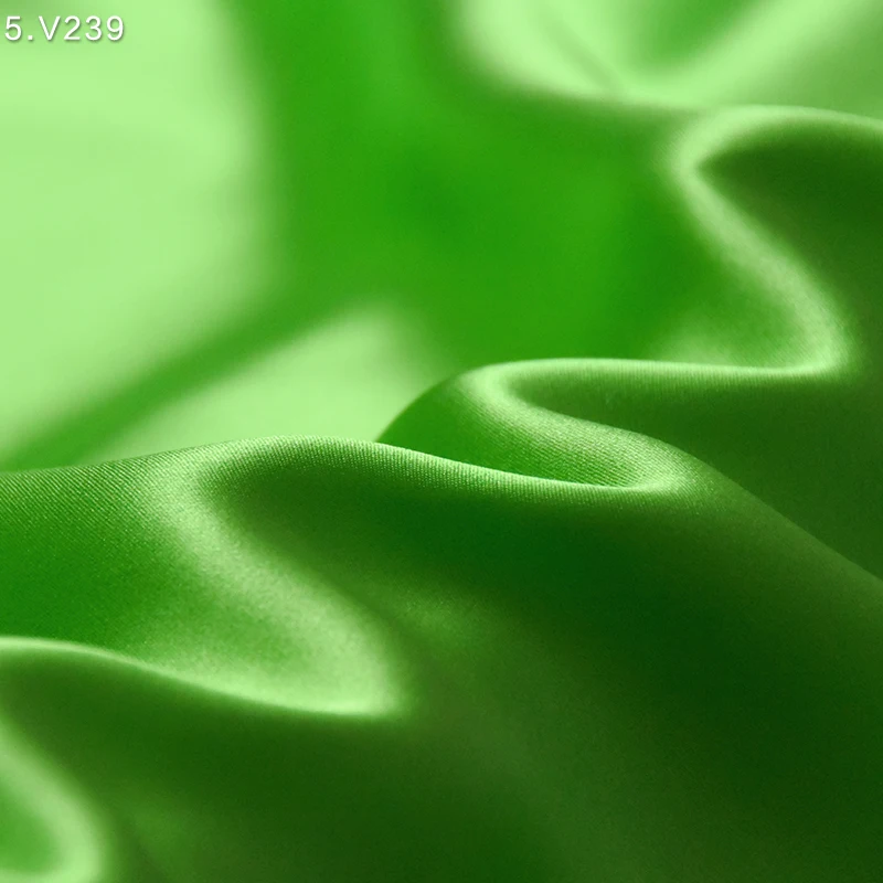 100% pure silk satin fabric bridal solid green dyed heavy chartreuse mulberry charmeuse roll for dress bedding sewing fabric