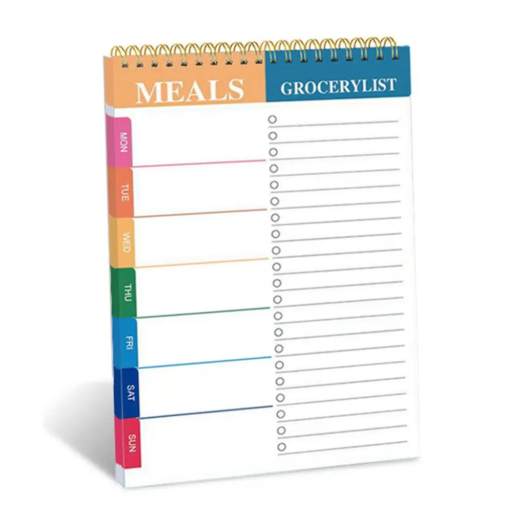 Planner with Spiral Binding Time Management Spiral Binding Book for Sellers Efficient Planning Pad with Self-discipline Schedule