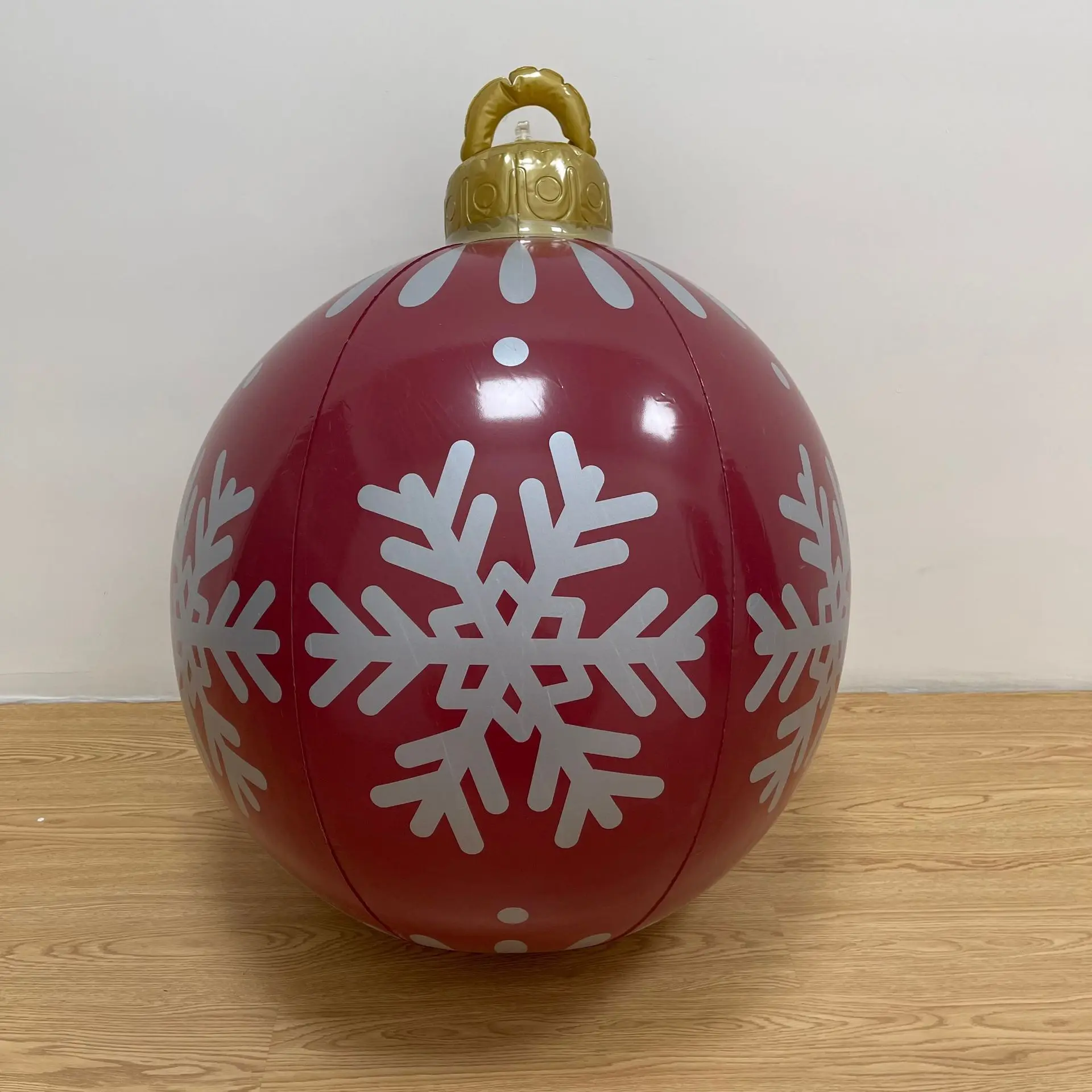 Palla di Natale gigante da 60 cm, palla trasparente, palla di Natale