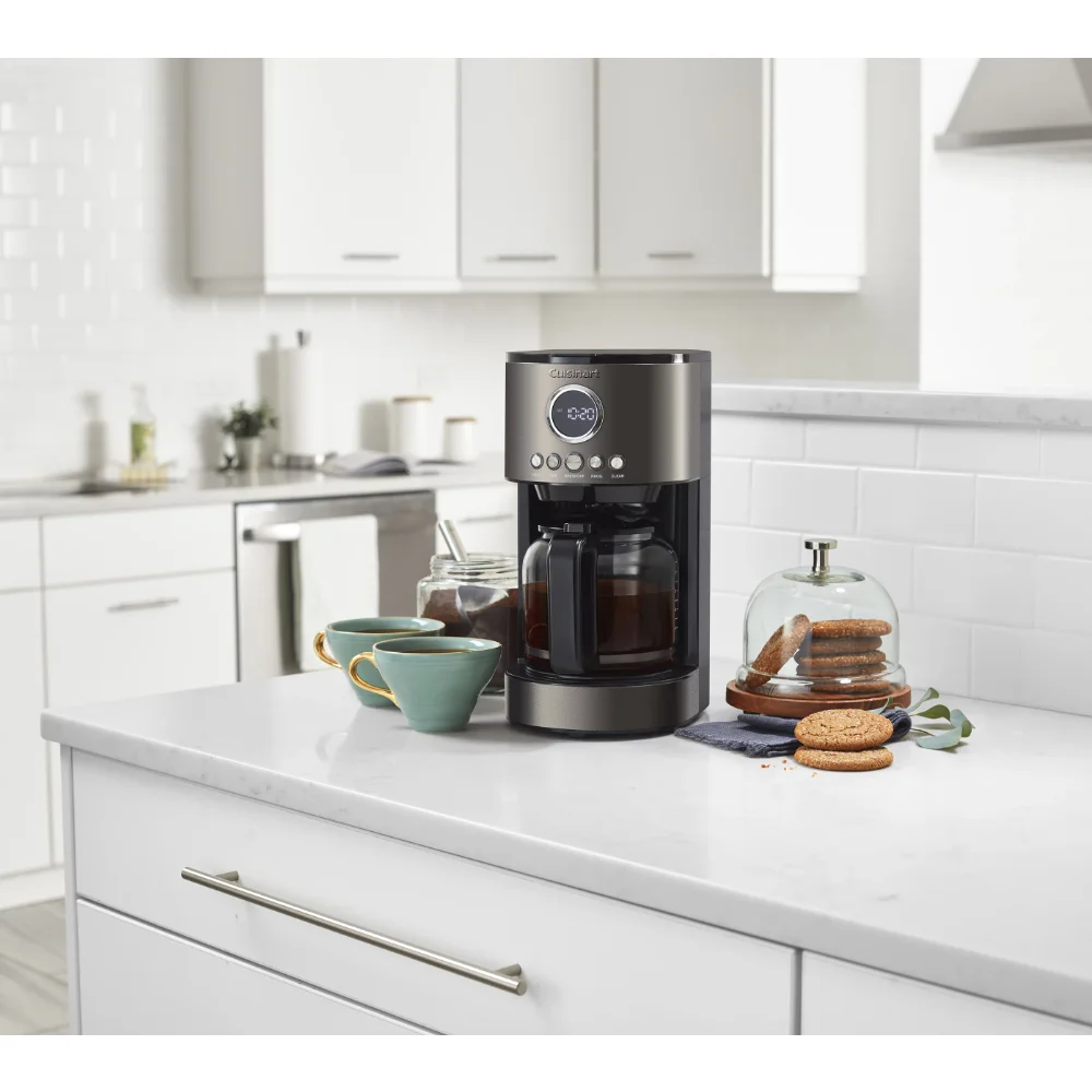 

2023 New 12 Cup Coffeemaker , Stainless Steel Black