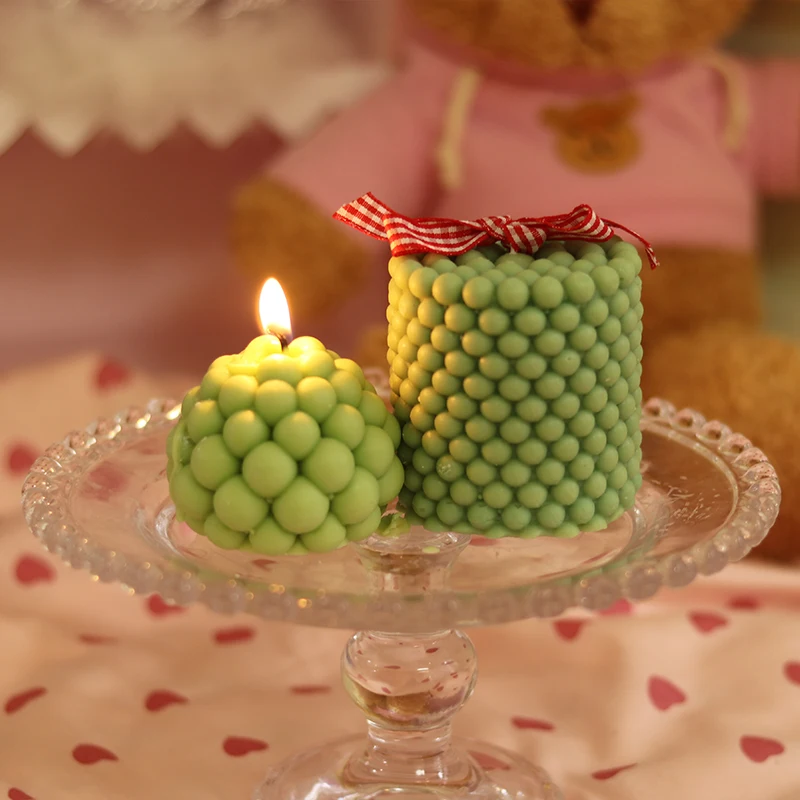 Multi-style Bubble Ball Silicone Candle Mold Handmade Geomeric 3D Ball Shape Epoxy Resin Plaster Molds DIY Home Crafts Decor