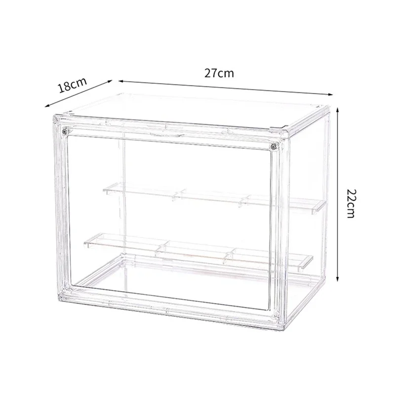 Miniatuur Figuren Display Stijlvolle Acryl Vitrinekast Met Magnetische Deur - Ideaal Voor Je Verzameling Figuren En Modelauto's Display Case Acrylic