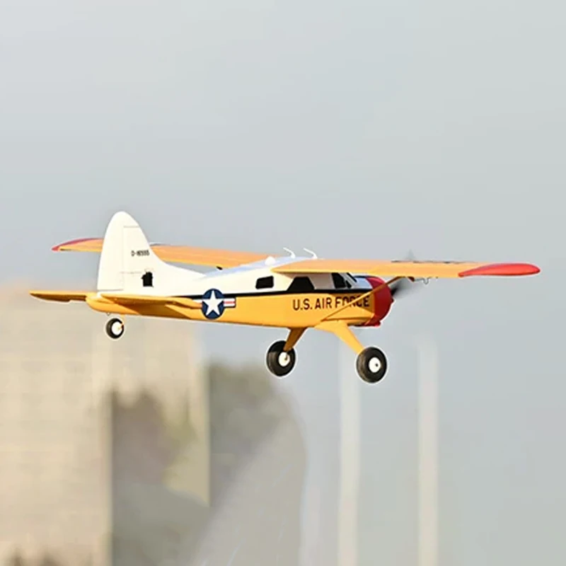FMS 800mm 비버 초보자용 무선 조종 고정익 전동 비행기 야외 조립식 폼 RC 성인용 장난감 PNP 버전
