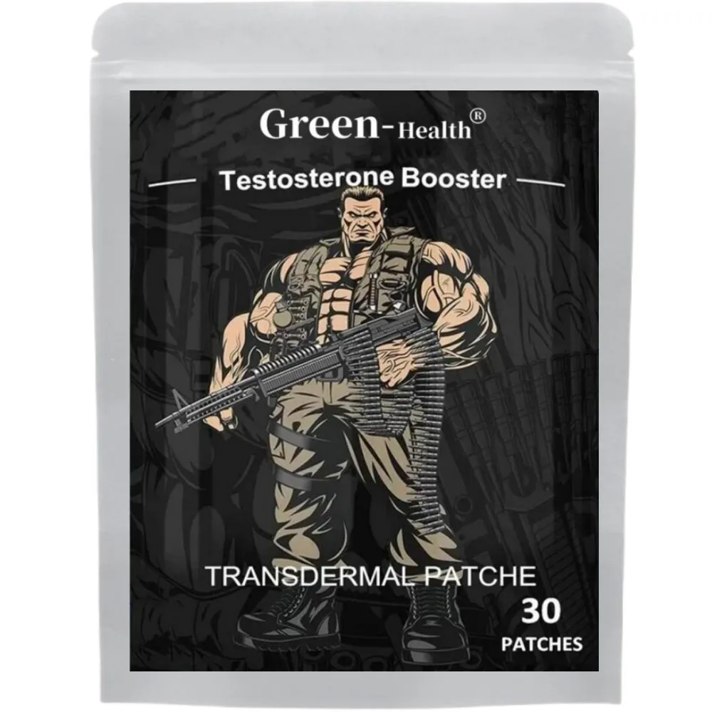 

Testosterone Booster for Men with Horny Goat Weed, Maca Root Transdermal Patches Energy Stamina Strength 30 Patches