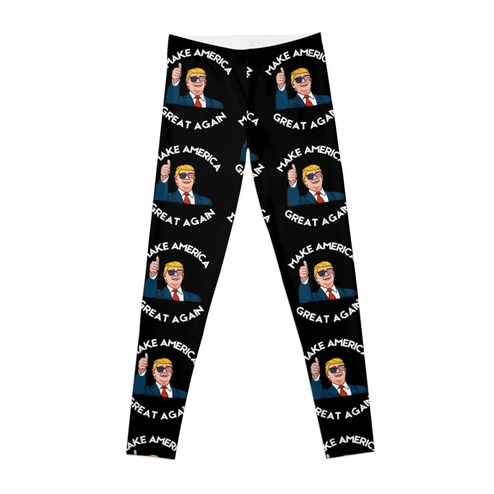 

make america great again Leggings Sports pants for active wear high waist Womens Leggings