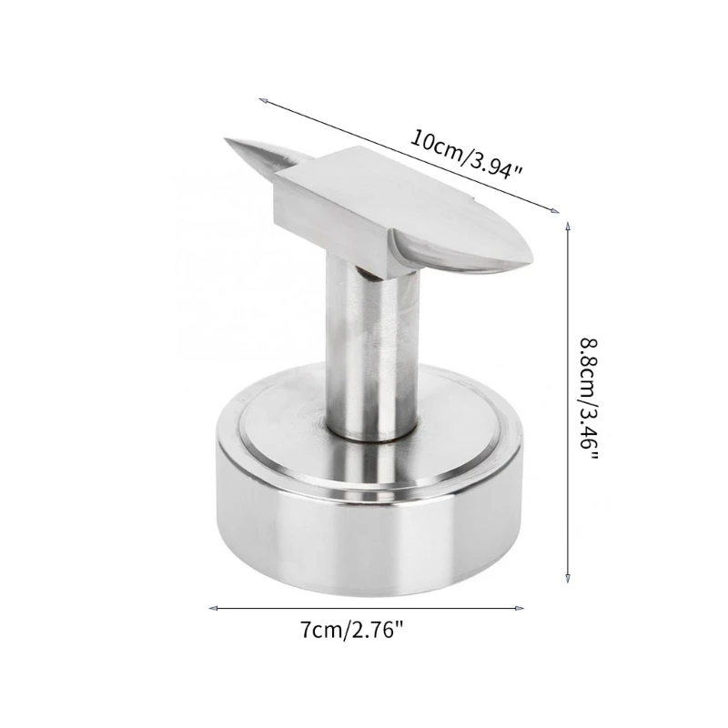 Double Steel Horn Anvil with Wide Base Metalsmith Blacksmith Jewelry Processing Forming Shaping Equipment Dropship