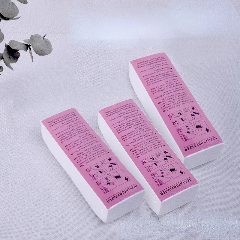 20PCS/50PCS/100PCS Non-woven High Quality Fabric Waxing Papers Hair Removal Waxing Strips Depilatory Tool For Leg Hairs Removal depilatory wax strips hair removal wax paper