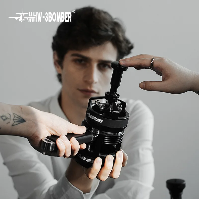 MHW-3BOMBER DR7013-OS - Imbuto Dosatore Per Caffè Espresso E Set Filtri Riutilizzabili (58 Mm) Per Una Estrazione Perfetta